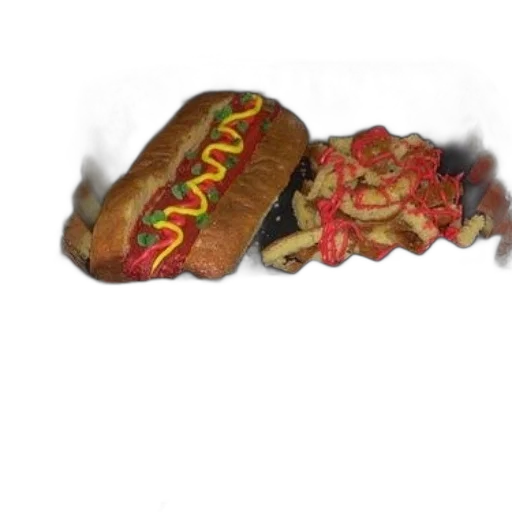 food, jewelry, 3d render, photorealistic transparent PNG cut-out