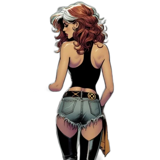 dress, comic book art, concept art, cartoon transparent PNG cut-out