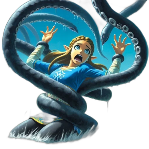creature, dragon, staff, animal transparent PNG cut-out