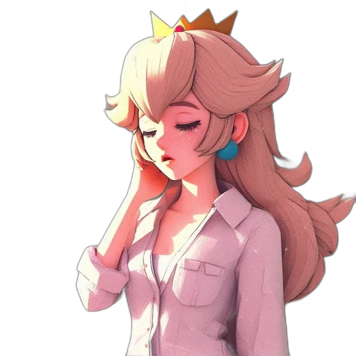 crown, staff, dress, face transparent PNG cut-out