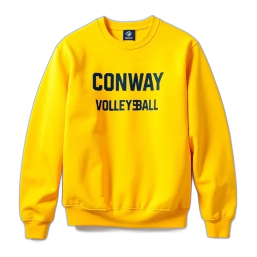 jacket, yellow, sweatshirt, text transparent PNG cut-out