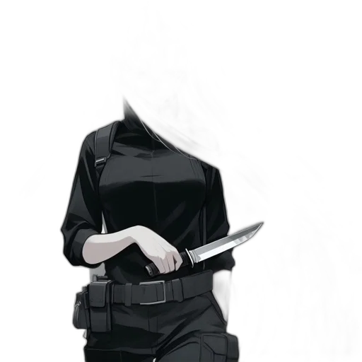 staff, mask, weapon, jacket transparent PNG cut-out