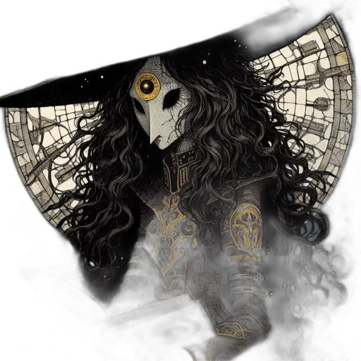 mask, creature, face, crown transparent PNG cut-out