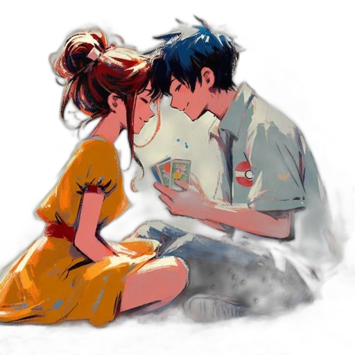 anime, watercolor, comic book art, concept art transparent PNG cut-out