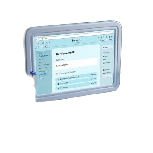 3d render, linked, web, page transparent PNG cut-out