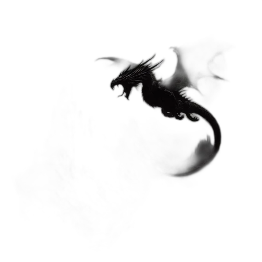 dragon, creature, animal, staff transparent PNG cut-out