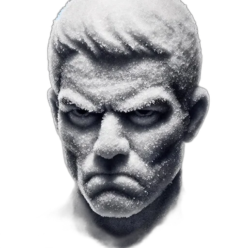 face, mask, staff, creature transparent PNG cut-out