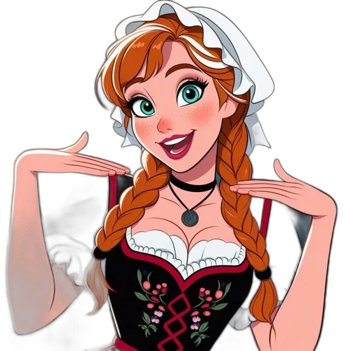 dress, cartoon, fantasy art, pixel art transparent PNG cut-out