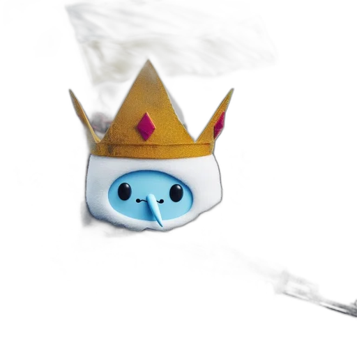 crown, staff, dragon, robot transparent PNG cut-out
