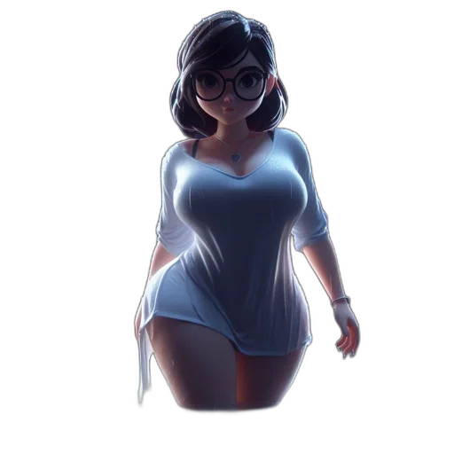 dress, robot, staff, face transparent PNG cut-out