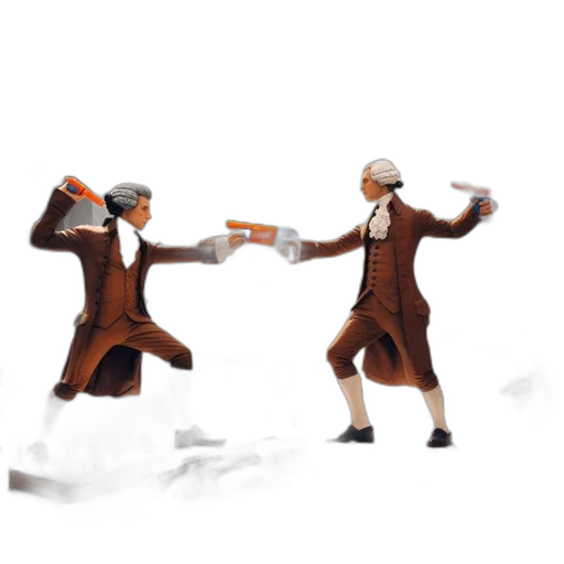 concept art, 3d render, snow, two transparent PNG cut-out