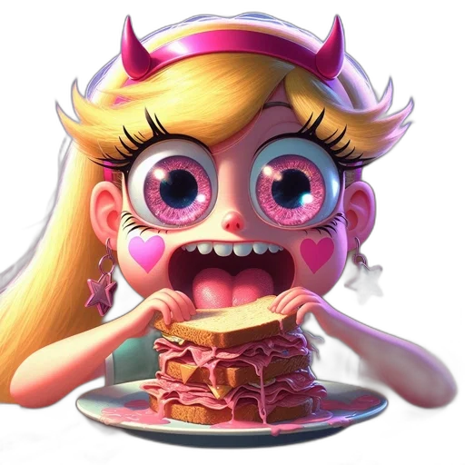food, creature, robot, face transparent PNG cut-out