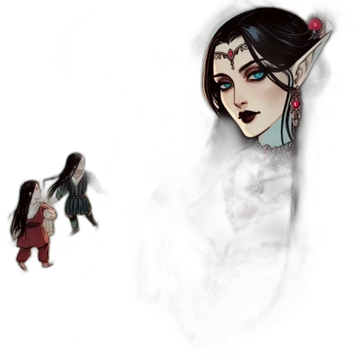 concept art, fantasy art, pixel art, comic book art transparent PNG cut-out