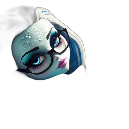 mask, concept art, cartoon, fantasy art transparent PNG cut-out