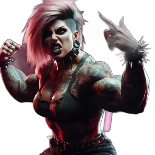creature, cyberpunk, concept art, fantasy art transparent PNG cut-out