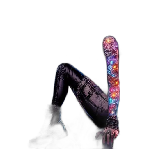 staff, creature, weapon, shoes transparent PNG cut-out