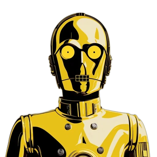 robot, concept art, comic book art, 3d render transparent PNG cut-out