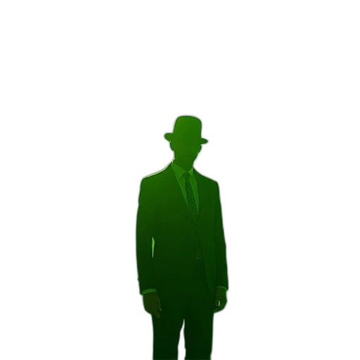 hat, staff, robot, jacket transparent PNG cut-out