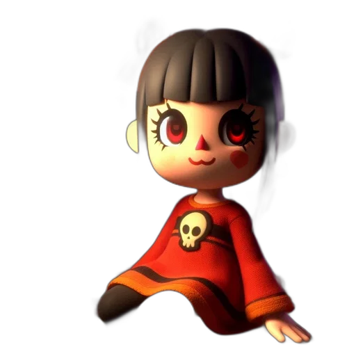 staff, creature, mask, face transparent PNG cut-out