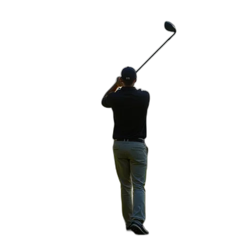 staff, 3d render, golf, instructor transparent PNG cut-out