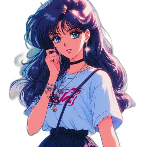 dress, jewelry, staff, face transparent PNG cut-out