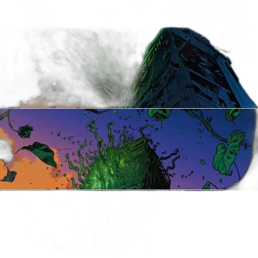 concept art, fantasy art, comic book art, underwater transparent PNG cut-out