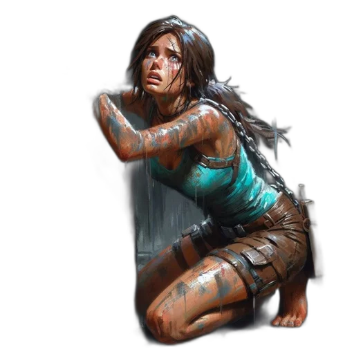 concept art, fantasy art, cyberpunk, comic book art transparent PNG cut-out