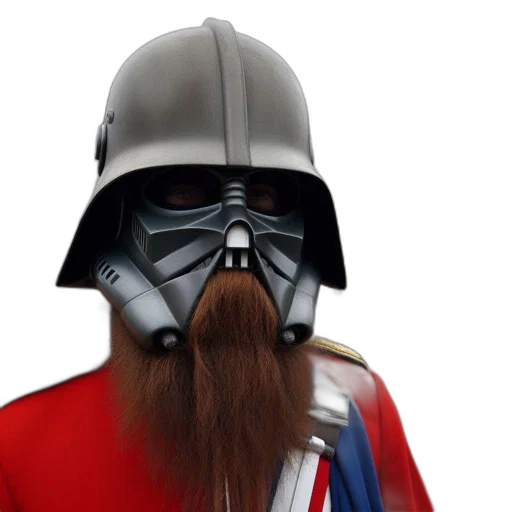 mask, staff, hat, 3d render transparent PNG cut-out