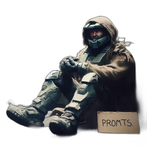 jacket, robot, concept art, cyberpunk transparent PNG cut-out