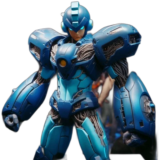 robot, weapon, 3d render, concept art transparent PNG cut-out