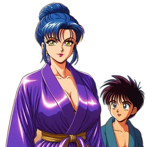 vaporwave, anime, concept art, pixel art transparent PNG cut-out