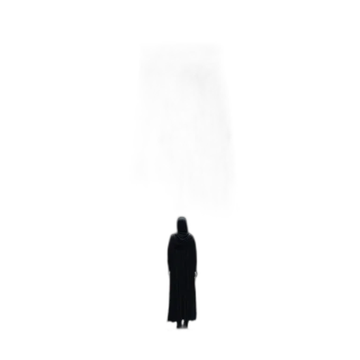 dress, jacket, umbrella, staff transparent PNG cut-out