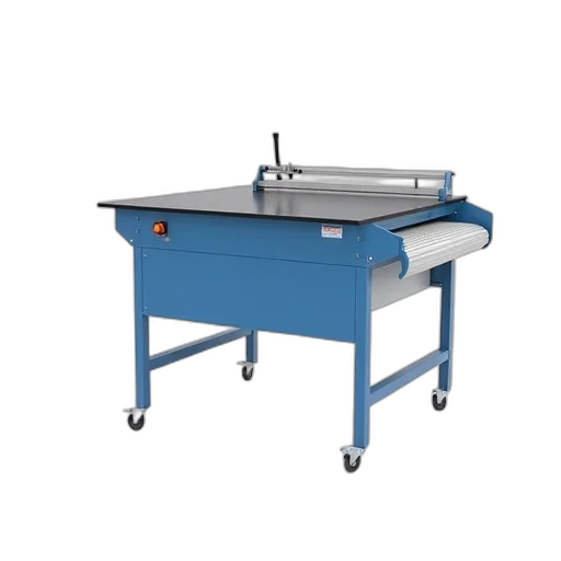 furniture, robot, 3d render, blue transparent PNG cut-out