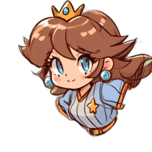 crown, staff, pixel art, anime transparent PNG cut-out
