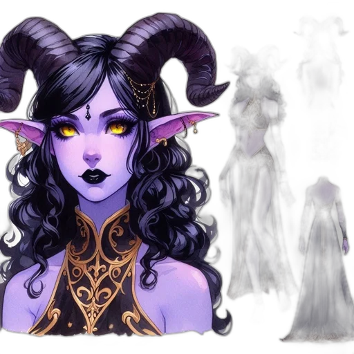 fantasy art, concept art, pixel art, watercolor transparent PNG cut-out