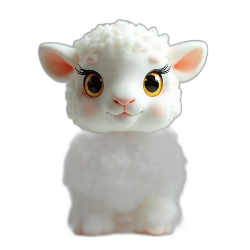 animal, creature, face, 3d render transparent PNG cut-out