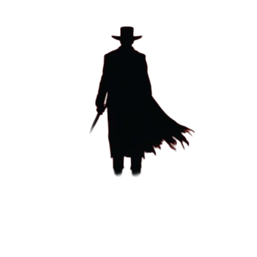 hat, staff, jacket, sword transparent PNG cut-out
