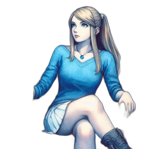 dress, staff, concept art, pixel art transparent PNG cut-out