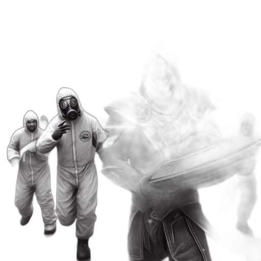 mask, creature, jacket, concept art transparent PNG cut-out