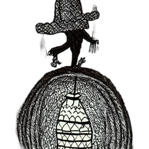 hat, crown, jacket, staff transparent PNG cut-out
