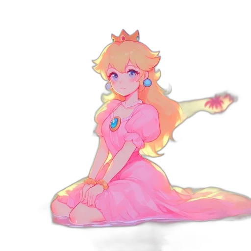 dress, crown, staff, jewelry transparent PNG cut-out