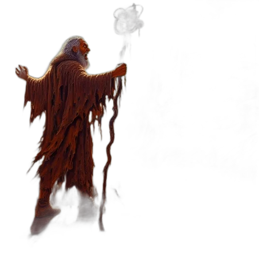 staff, creature, hair, dragon transparent PNG cut-out