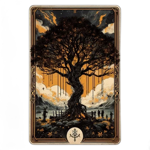 tree, fantasy art, concept art, forest transparent PNG cut-out