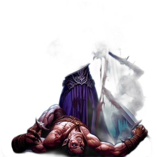 sword, concept art, fantasy art, comic book art transparent PNG cut-out