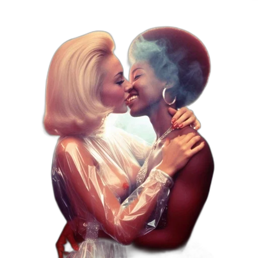 concept art, photorealistic, two, women transparent PNG cut-out