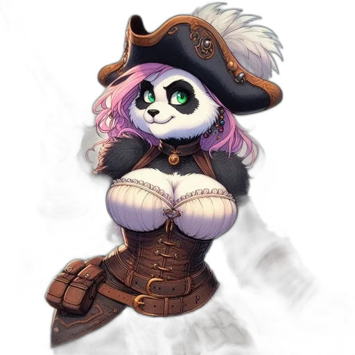 staff, hat, jacket, fantasy art transparent PNG cut-out