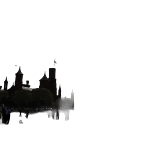 crown, building, dragon, staff transparent PNG cut-out