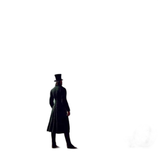 hat, staff, umbrella, robot transparent PNG cut-out