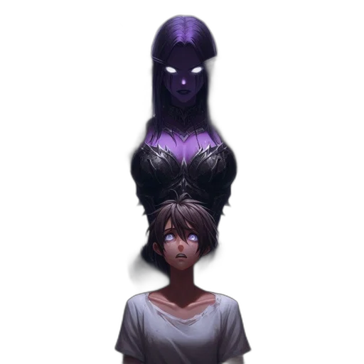 mask, staff, face, creature transparent PNG cut-out