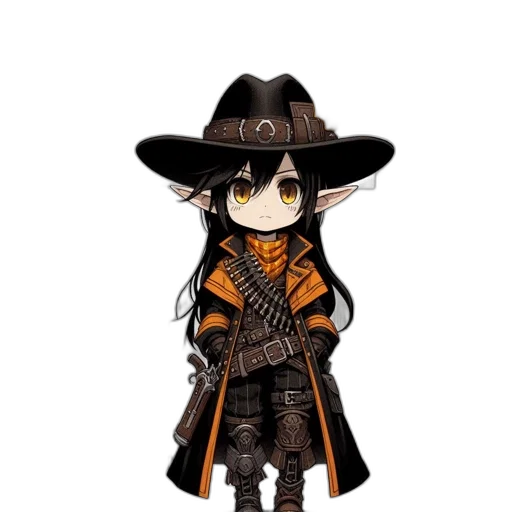staff, hat, weapon, dragon transparent PNG cut-out